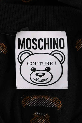 Cardigan Moschino Noir en Coton