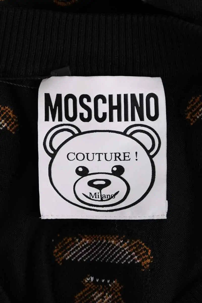 Cardigan Moschino Noir en Coton