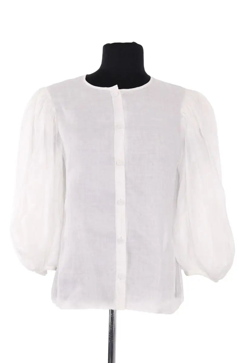 Blouse Chloé Blanc en Synthétique, taille XS - Seconde Main