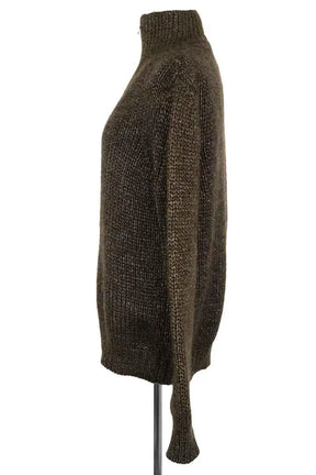 Pull Officine Générale Doré en Laine