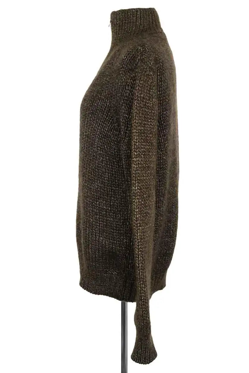 Pull Officine Générale Doré en Laine