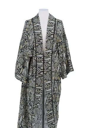 Kimono Ba&Sh Vert en Coton, taille M - Seconde Main