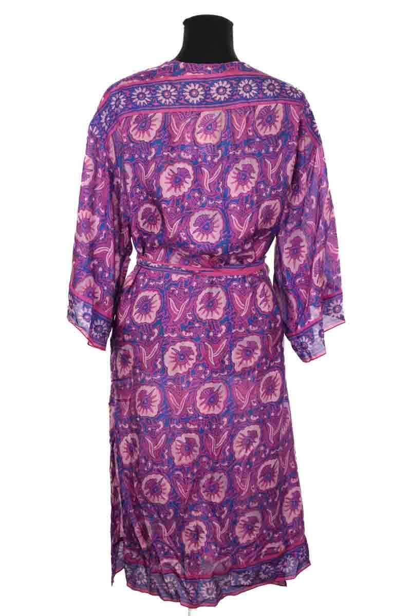 Kimono Bash Violet en Soie