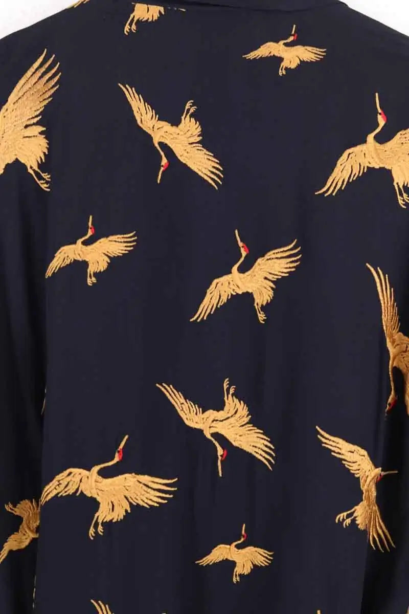 Kimono Valentine Gauthier Noir en Viscose