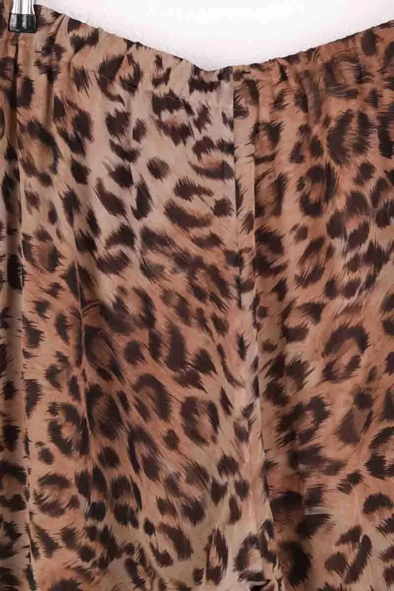 Pantalon Marina Rinaldi Marron en Soie