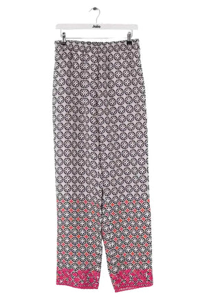 Pantalon droit Louis Vuitton Blanc en Soie, taille S - Seconde Main