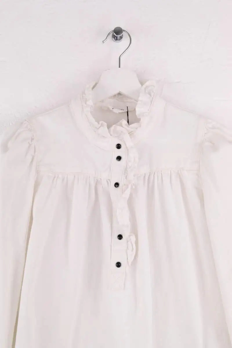 Blouse Ba&Sh Blanc en Coton