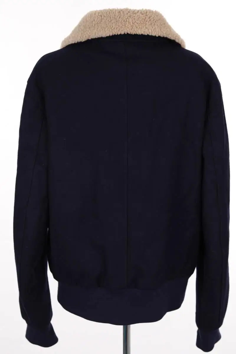 Manteau Ami Marine en Laine