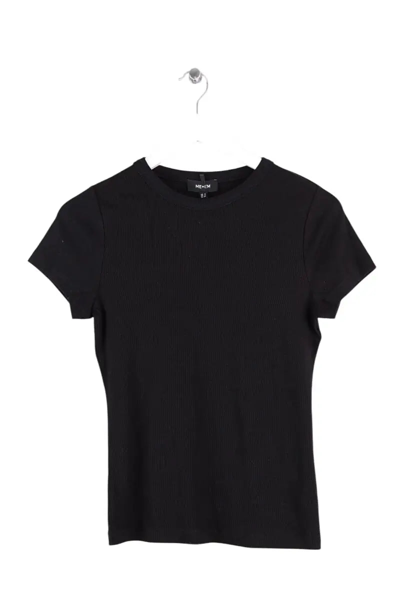 T-shirt ME + EM Noir en Coton, taille S - Seconde Main