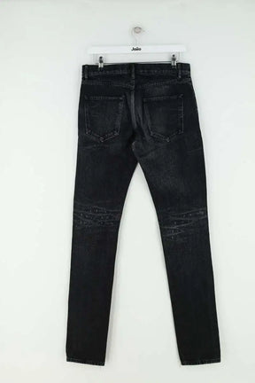 Jean droit Saint Laurent Anthracite en Coton