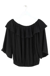 Blouse Ba&Sh Noir en Synthétique, taille XS - Seconde Main