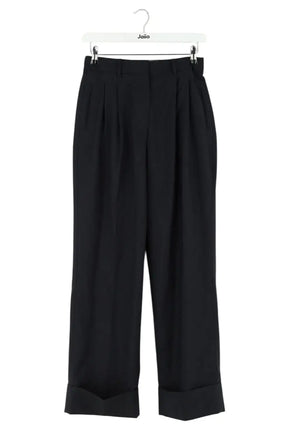 Pantalon droit Officine Générale Marine en Laine, taille XS - Seconde Main