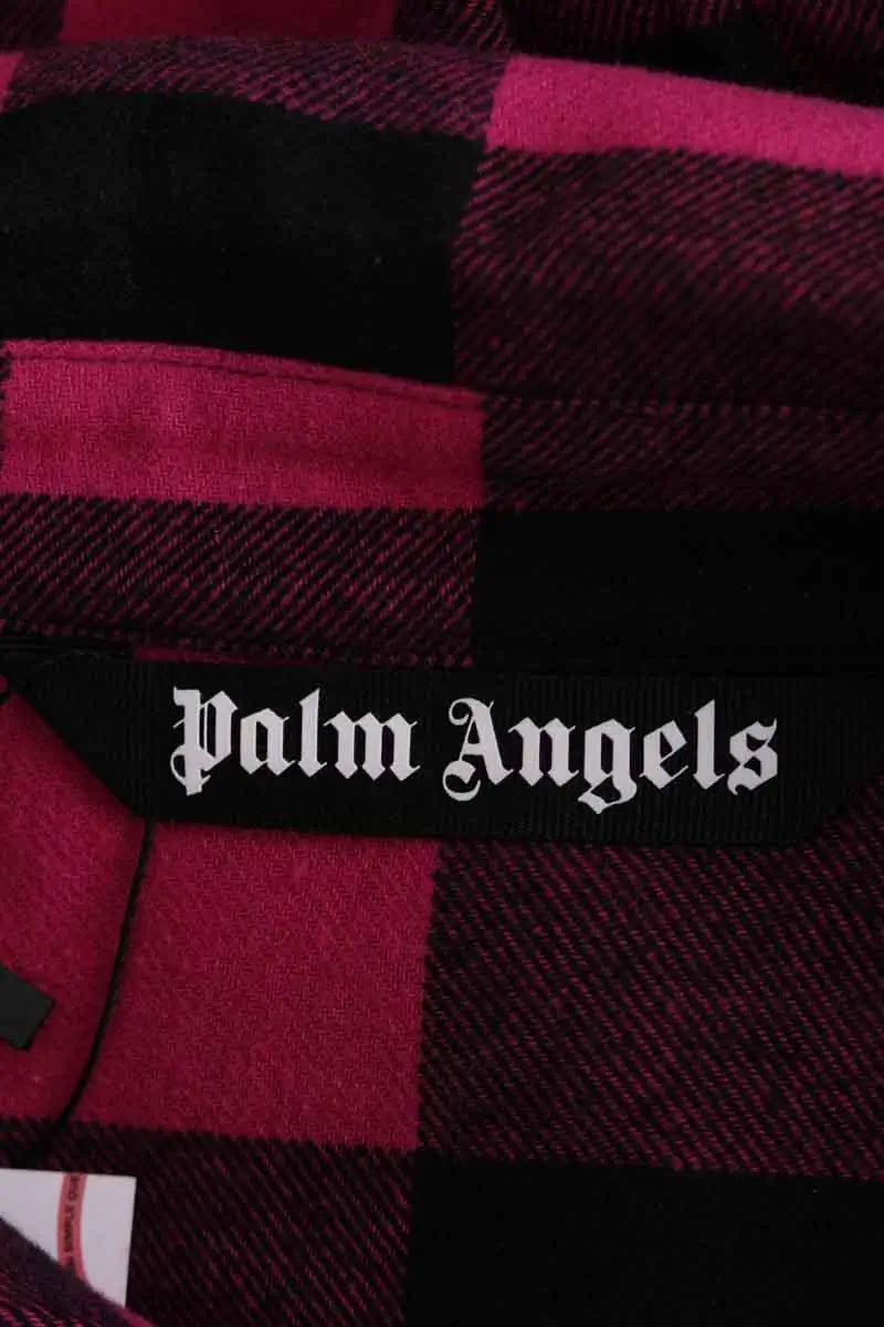 Chemise Palm Angels Rose en Laine