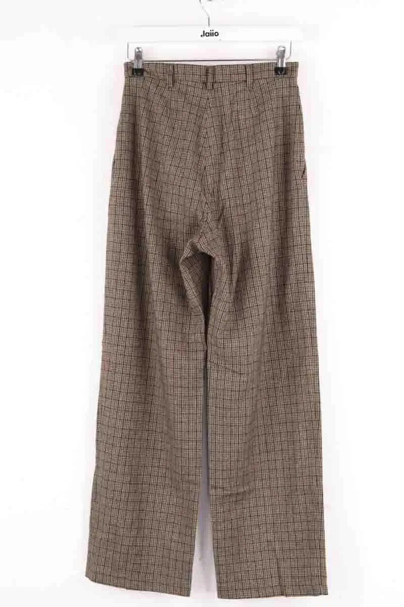 Pantalon droit Rouje Marron en Laine