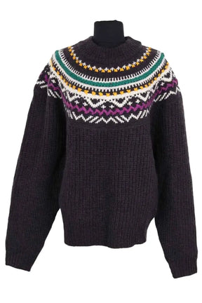 Pull Isabel Marant GIL Violet en Laine, taille M - Seconde Main