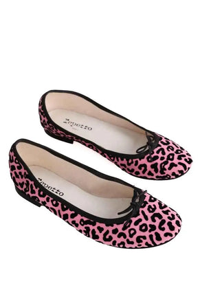 Ballerines Repetto Rose en Daim
