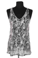 Top sans manche The Kooples Gris en Synthétique, taille XS - Seconde Main