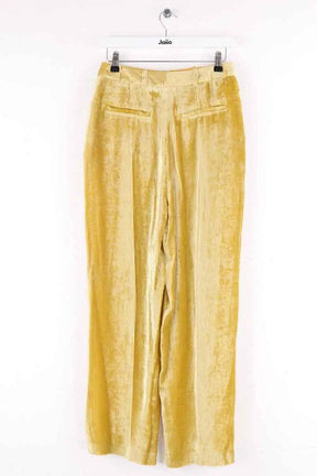 Pantalon large The Kooples Jaune en Viscose