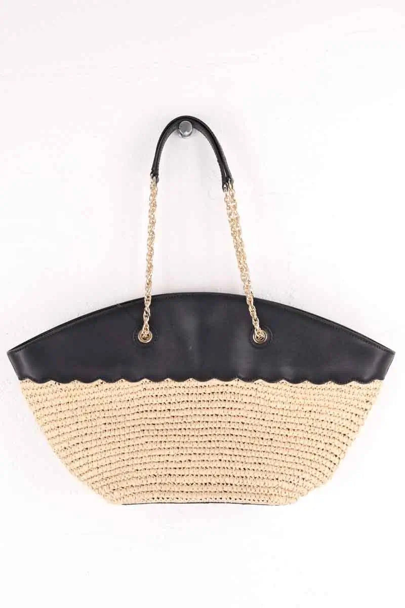 Cabas Claudie Pierlot Beige en Osier