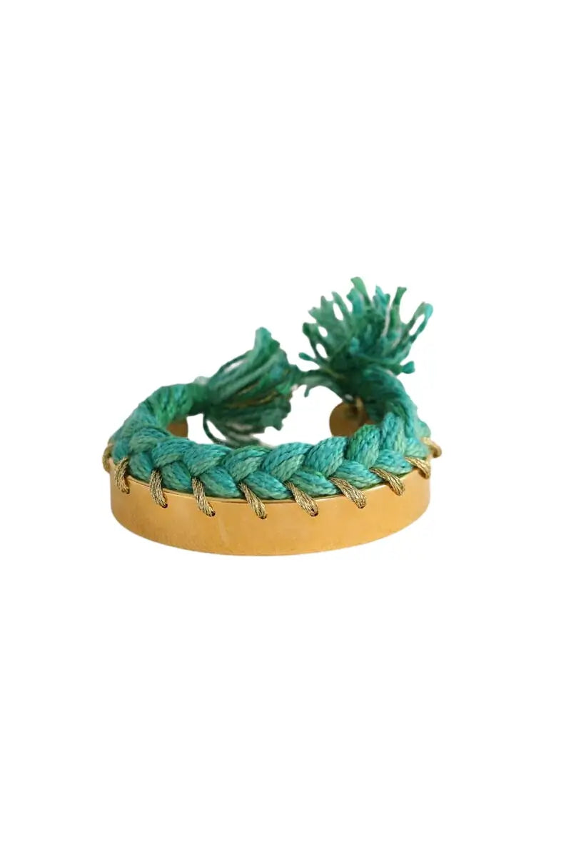 Bracelet Aurélie Bidermann Doré en Plaqué or - Seconde Main