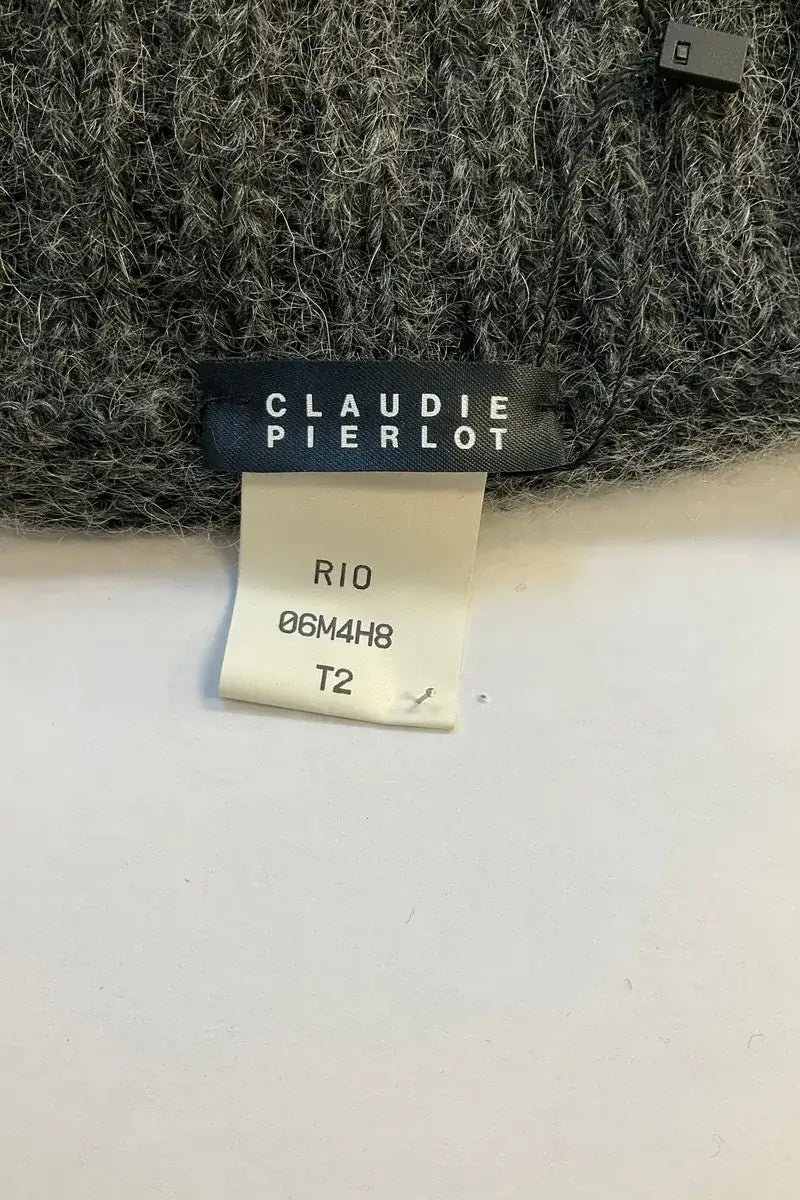 Robe Claudie Pierlot Gris en Synthétique