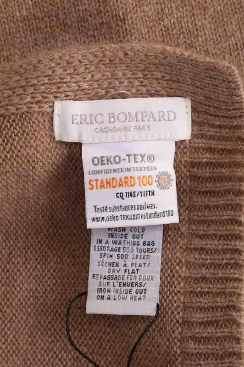 Écharpe Eric Bompard Camel en Cachemire