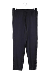 Pantalon droit Tory Burch Noir en Soie, taille M - Seconde Main