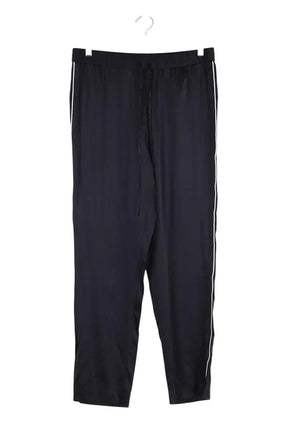 Pantalon droit Tory Burch Noir en Soie, taille M - Seconde Main