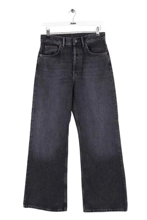 Jean droit Acne Studios Anthracite en Coton, taille S - Seconde Main