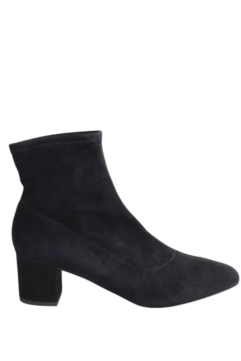 Boots LK Bennett Grove Noir en Daim, taille 42 - Seconde Main