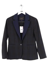 Blazer Maje Bleu en Synthétique, taille M - Seconde Main