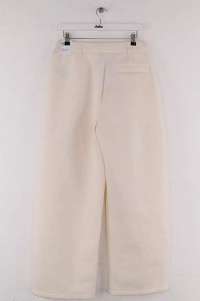 Pantalon Carot Nike Ecru en Synthétique