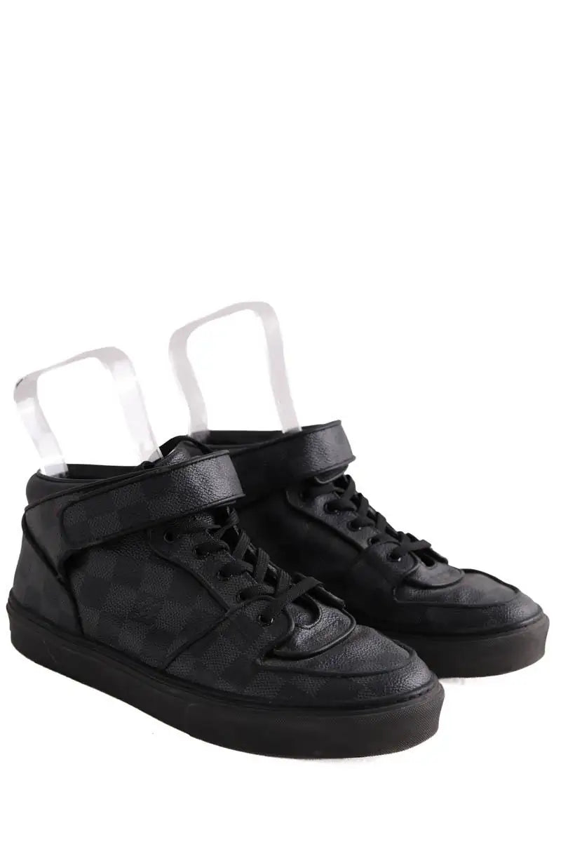 Baskets Louis Vuitton Noir en Cuir