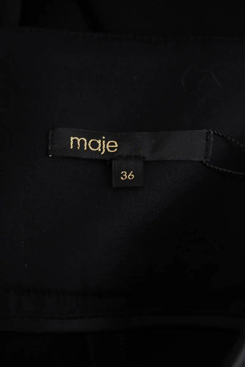 Jupe Maje Noir en Viscose