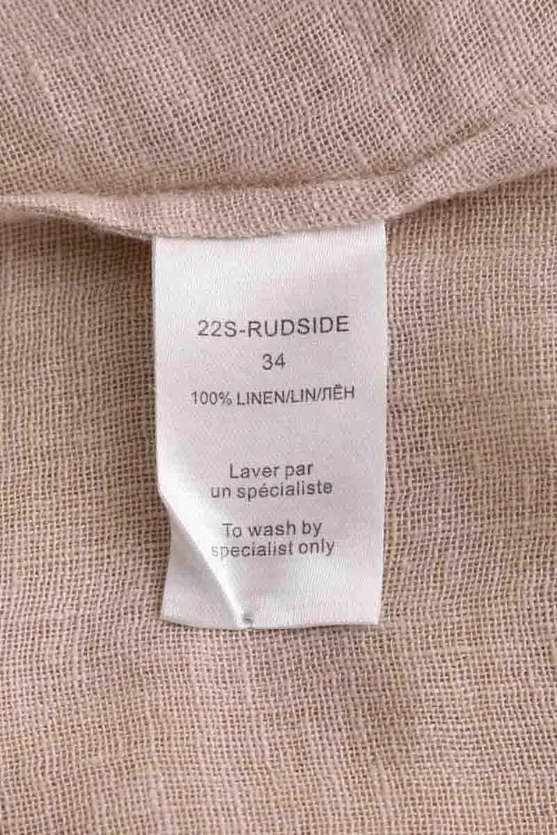 Chemise Mes Demoiselles Beige en Lin
