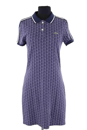 Robe Lacoste Bleu en Coton, taille S - Seconde Main