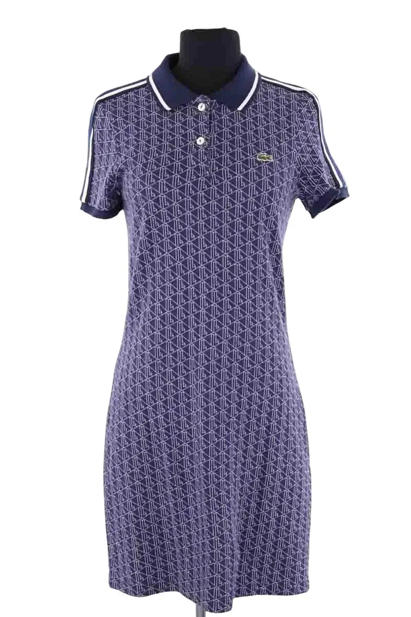 Robe Lacoste Bleu en Coton, taille S - Seconde Main