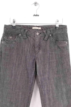 Jean droit Sandro Anthracite en Coton