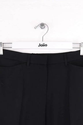 Pantalon droit Emporio Armani Noir en Laine