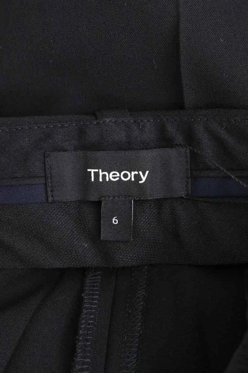 Pantalon Theory Noir en Synthétique