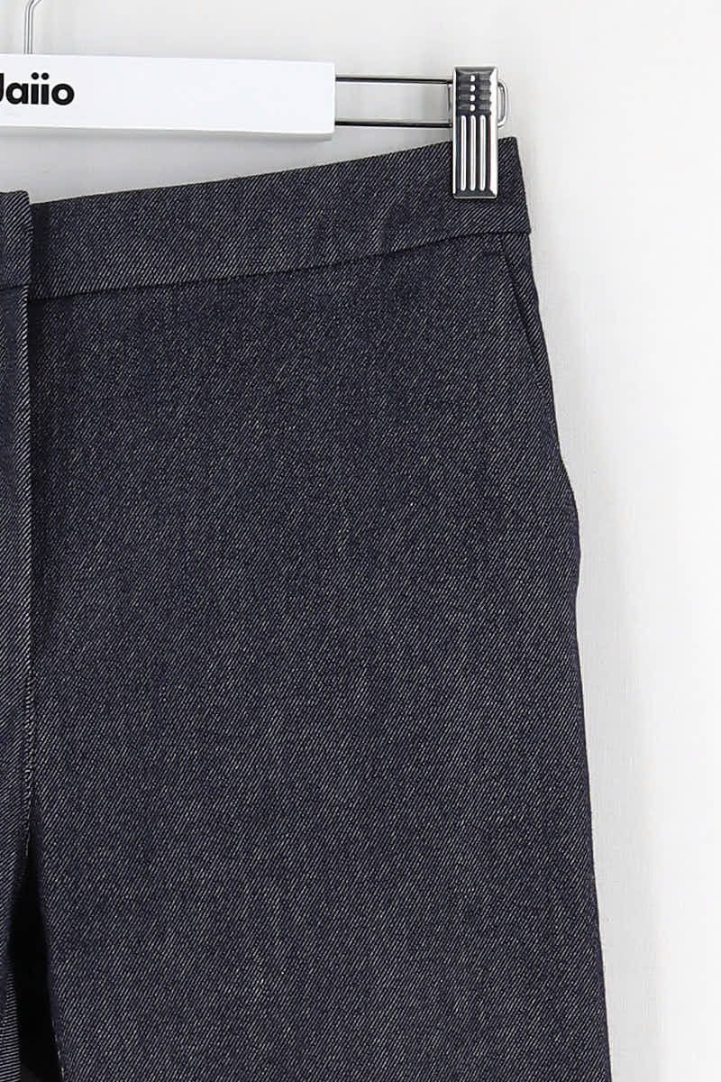 Pantalon droit Max Mara  Bleu