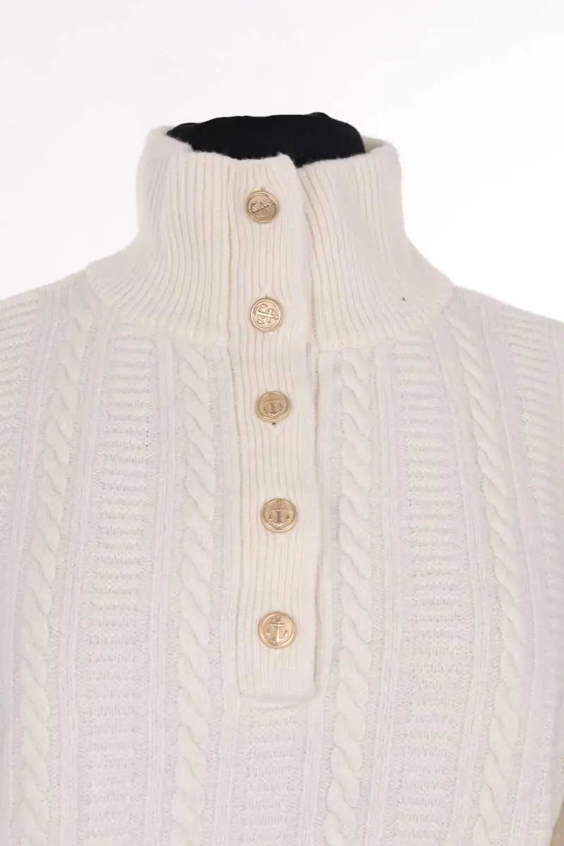 Pull APC Blanc en Laine