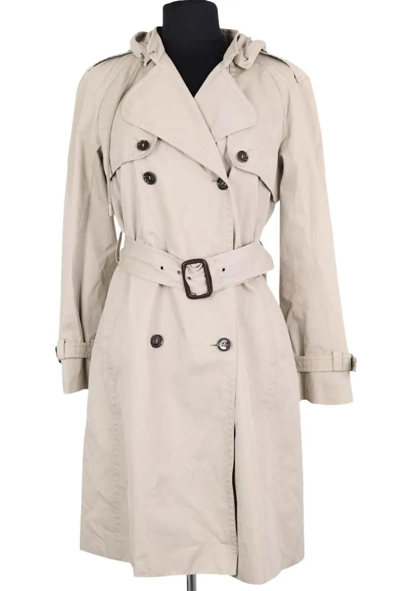 Trench-coat Dolce & Gabbana Beige en Coton, taille XS - Seconde Main