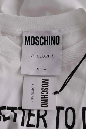 T-shirt Moschino Blanc en Coton