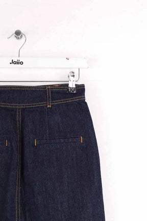 Mini jupe Maje Bleu en Coton