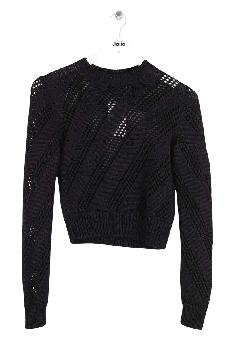Pull Saint Laurent Noir en Viscose, taille S - Seconde Main