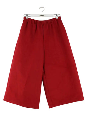 Bermuda Comme Des Garçons Rouge en Synthétique, taille S - Seconde Main