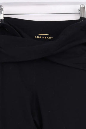 Legging Ana Heart Noir en Synthétique