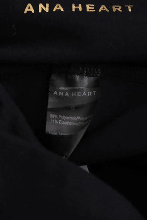Legging Ana Heart Noir en Synthétique