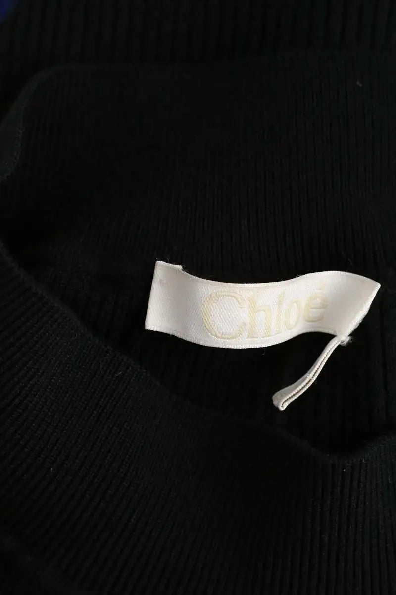 Legging Chloé Noir en Coton